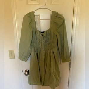 NWT J. Crew Cinched Waist Cotton Poplin Dress 8